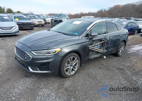 2019 Ford Fusion Sel z USA, uszkodzony, nr VIN 3FA6P0CD9KR138942